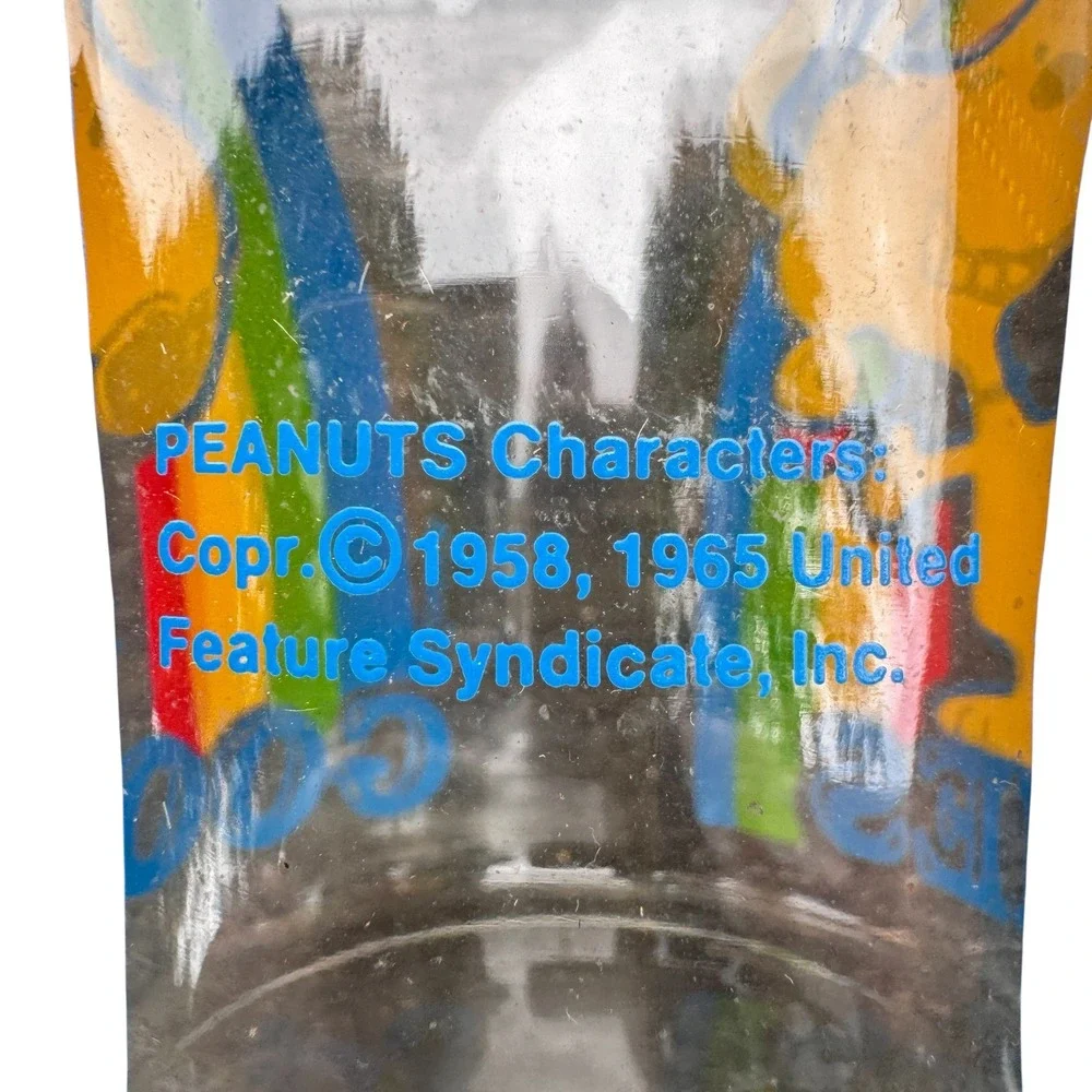 Peanuts Snoopy Woodstock Rainbow Goodies Glass Apothecary Jar 8.5